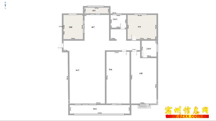 汴北华夏御府,137平,56万,看中能谈
