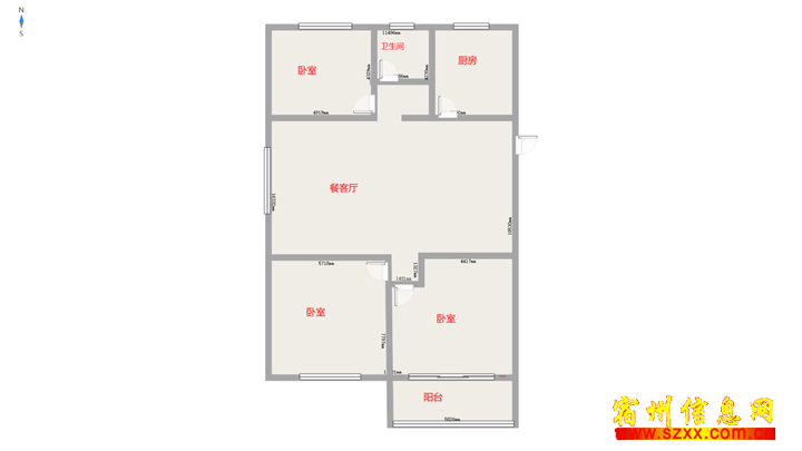 马号新村,东边户,小3室,低价急卖
