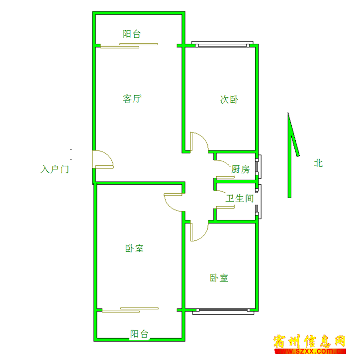 龙登和城精装113平三室两厅47万满二年