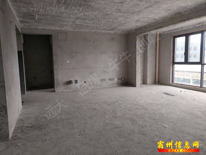 华夏御府洋房好楼层。144平方4室2厅2卫毛坯房,报价97万