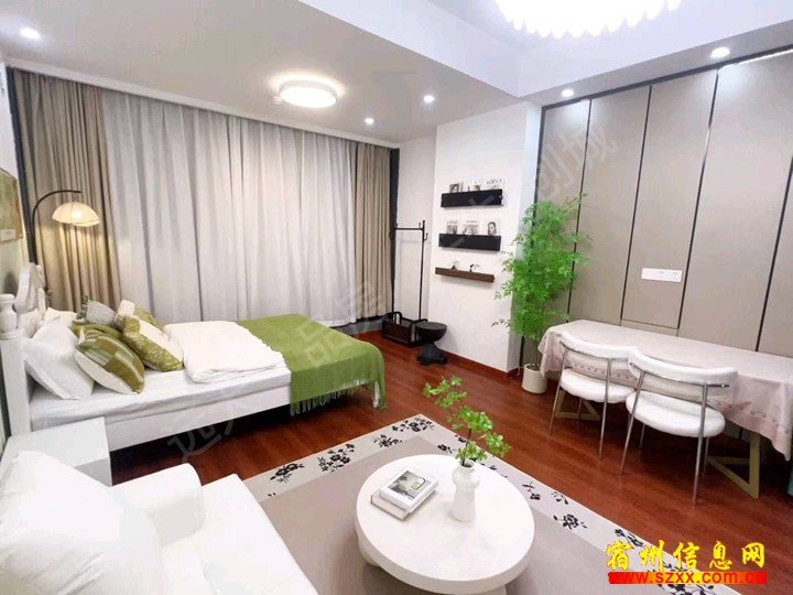 华夏公寓,家具家电齐全,拎包入住,可*租