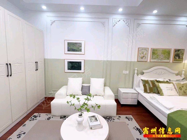 华夏公寓,家具家电齐全,拎包入住,可*租